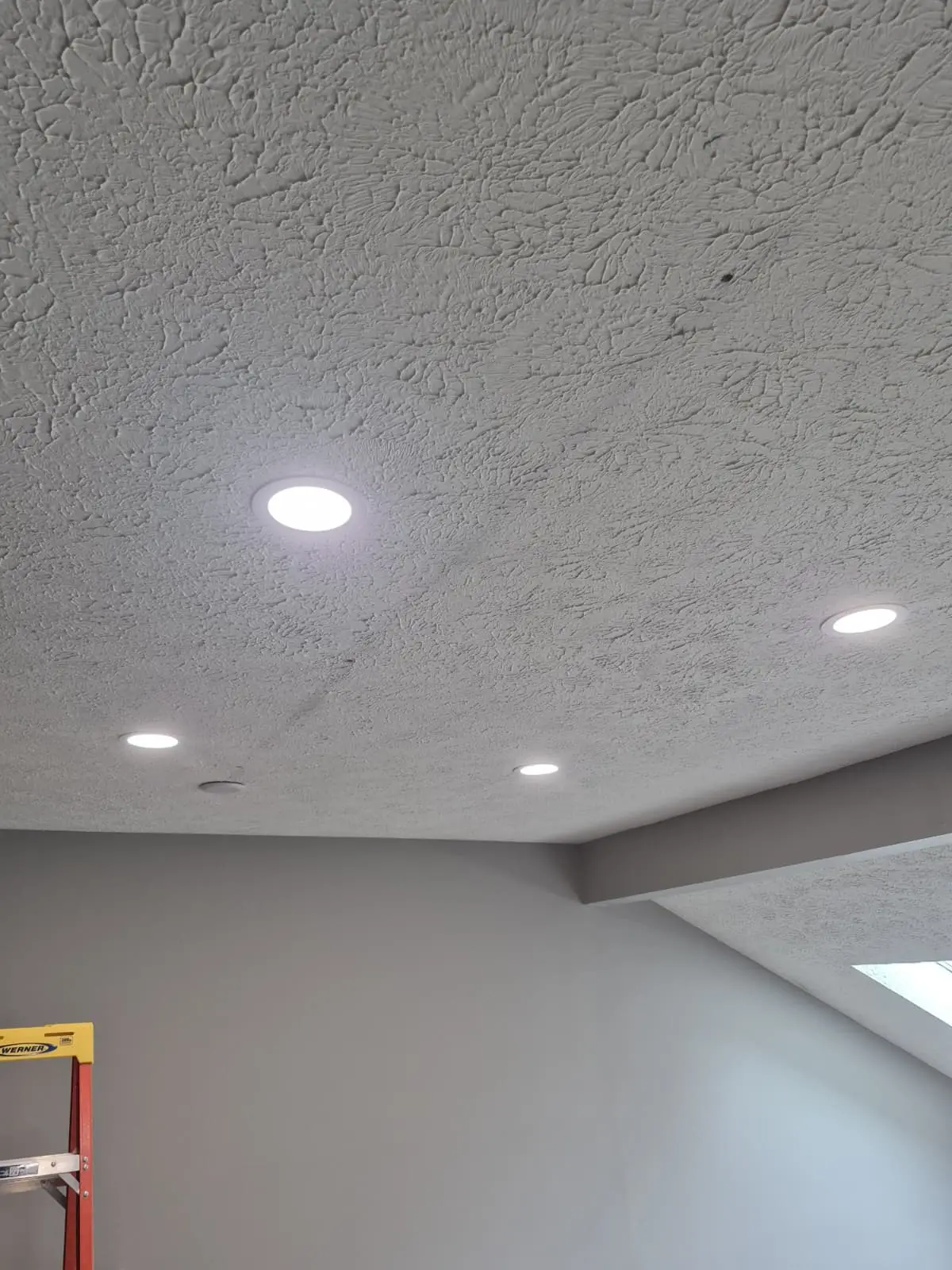 Modern ceiling recessed lighting.